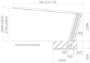 Vorschaubild Ximax Carport My-Port 7 Typ 60 587 x 269 cm